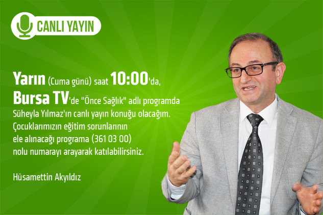 Hüsamettin Akyıldız Bursa TV’de